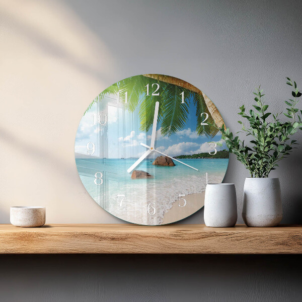 Horloge ronde Île