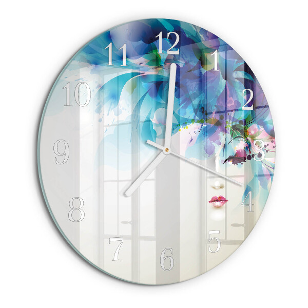 Horloge ronde Abstraction