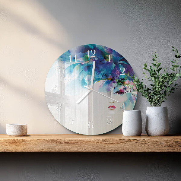 Horloge ronde Abstraction