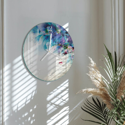 Horloge ronde Abstraction