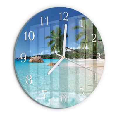 Horloge ronde Plage
