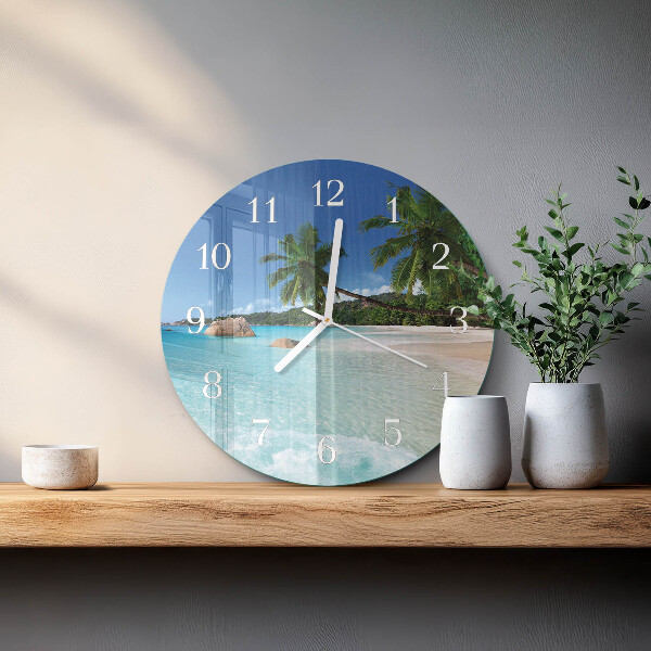 Horloge ronde Plage