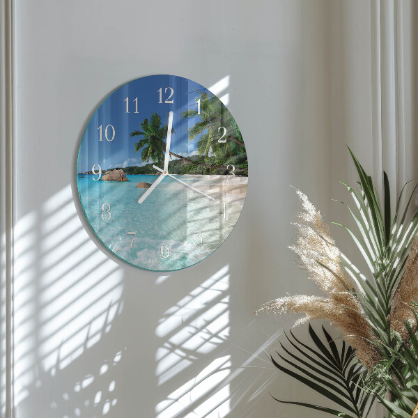 Horloge ronde Plage