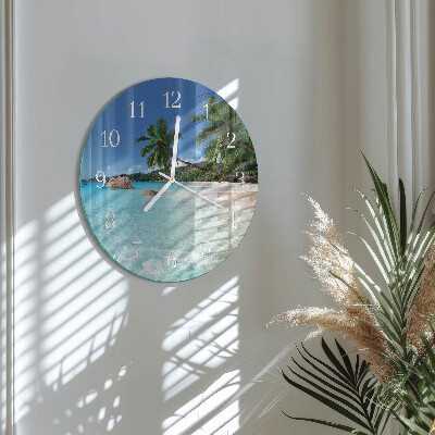 Horloge ronde Plage