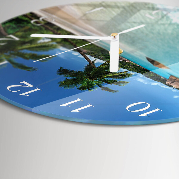Horloge ronde Plage