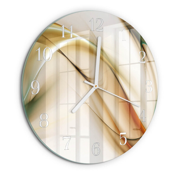 Horloge ronde Abstraction