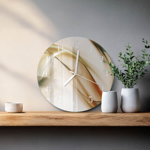 Horloge ronde Abstraction