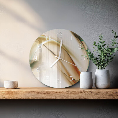 Horloge ronde Abstraction