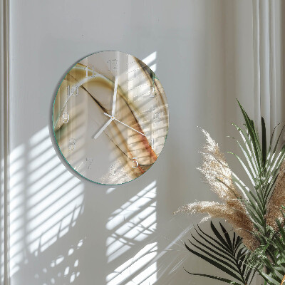 Horloge ronde Abstraction