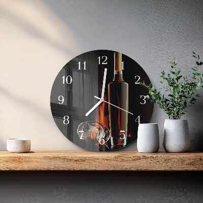 Horloge ronde Alcool