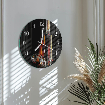 Horloge ronde Alcool