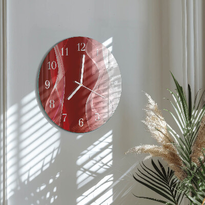 Horloge ronde Abstraction
