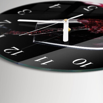 Horloge ronde Vin