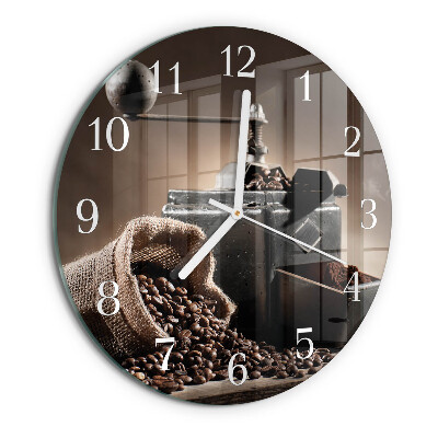 Horloge ronde Moulin à café