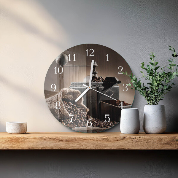 Horloge ronde Moulin à café