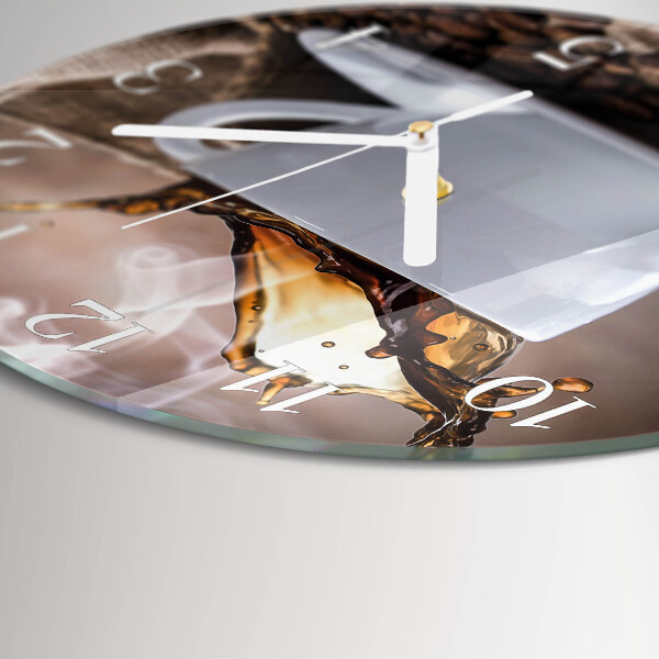 Horloge ronde Café