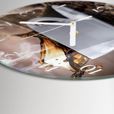 Horloge ronde Café