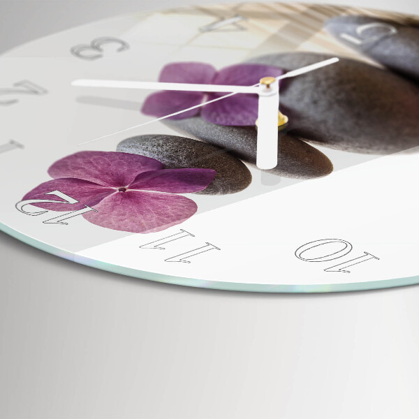 Horloge ronde Spa de pierre