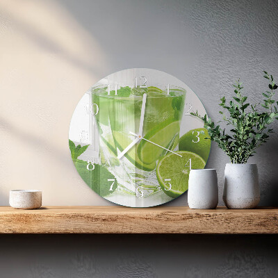 Horloge ronde Carbonate de calcium