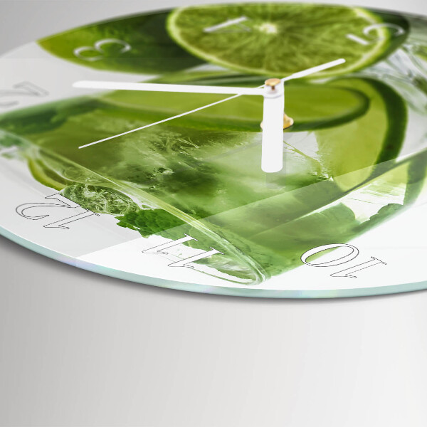 Horloge ronde Carbonate de calcium