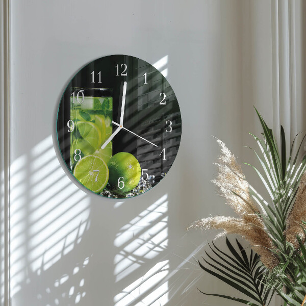 Horloge ronde Carbonate de calcium