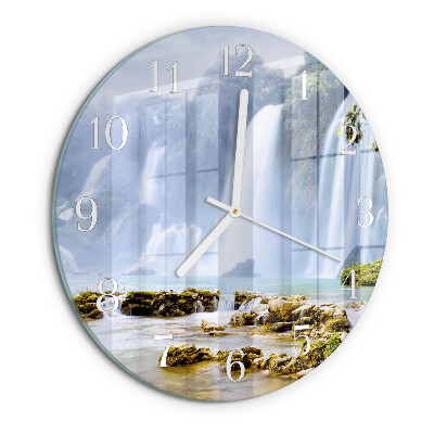 Horloge ronde Cascade