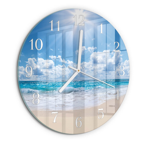 Horloge ronde Mer