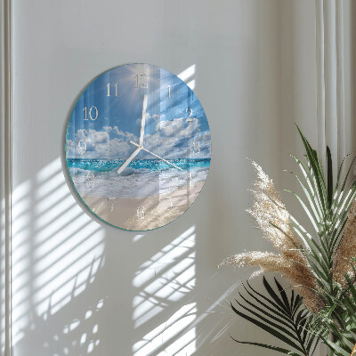 Horloge ronde Mer
