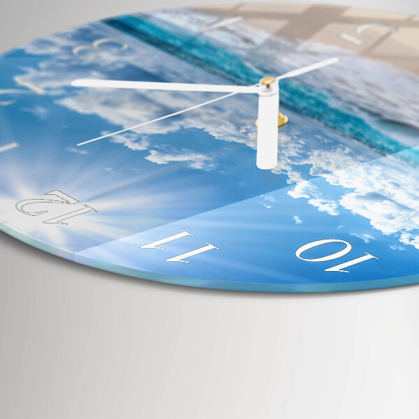 Horloge ronde Mer