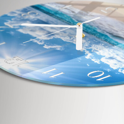 Horloge ronde Mer