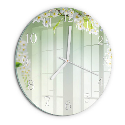 Horloge ronde Printemps