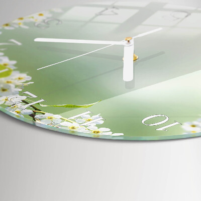 Horloge ronde Printemps