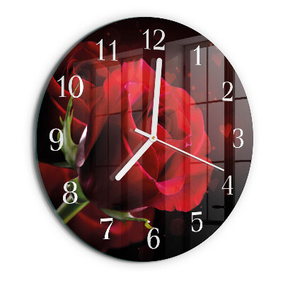 Horloge ronde Roses