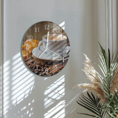 Horloge ronde Cannelle et anis