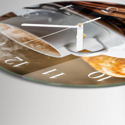 Horloge ronde Cannelle et anis