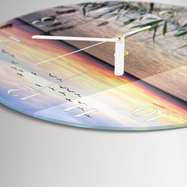 Horloge ronde Lac