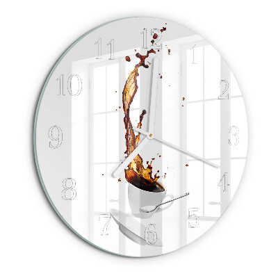 Horloge ronde Café