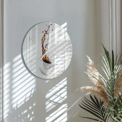Horloge ronde Café