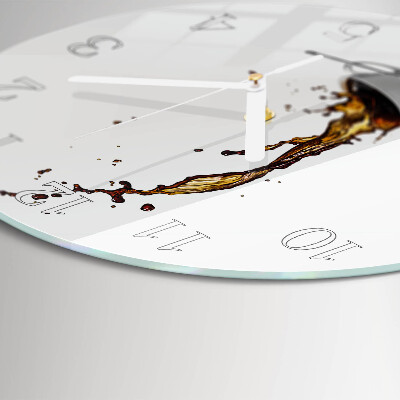 Horloge ronde Café