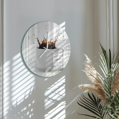 Horloge ronde Café