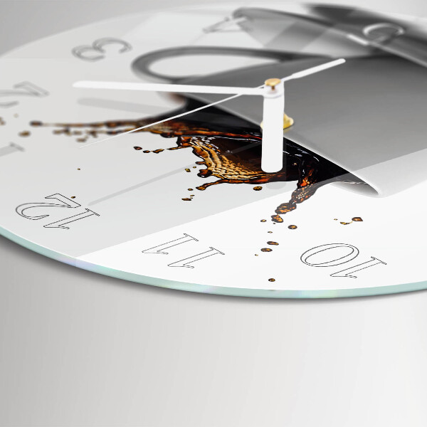 Horloge ronde Café