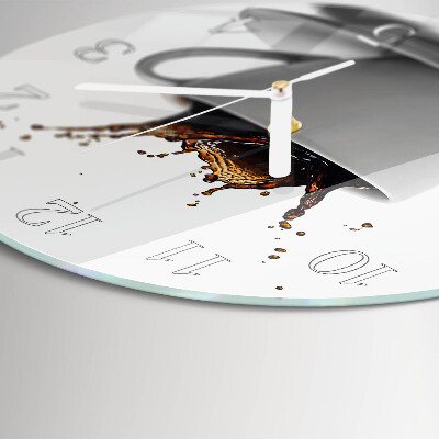 Horloge ronde Café
