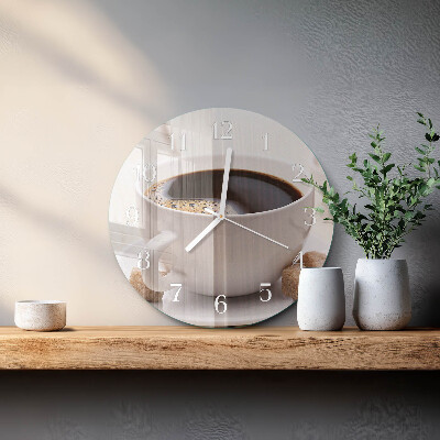 Horloge ronde Café