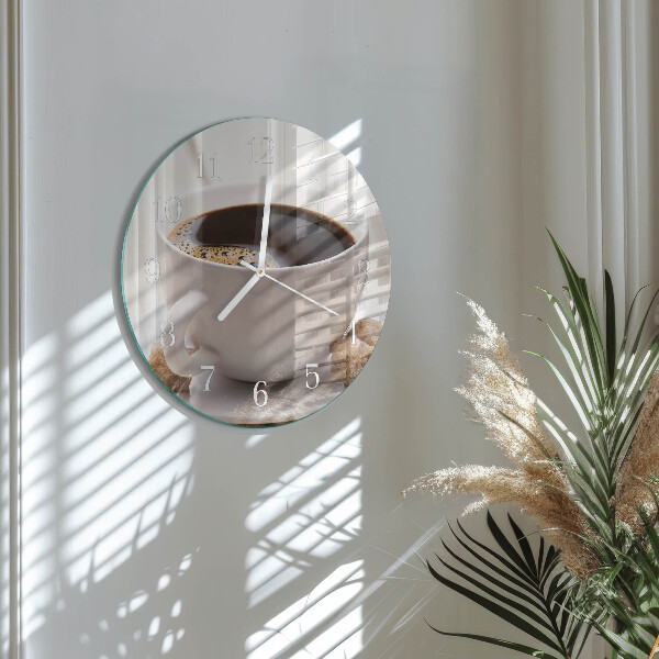 Horloge ronde Café