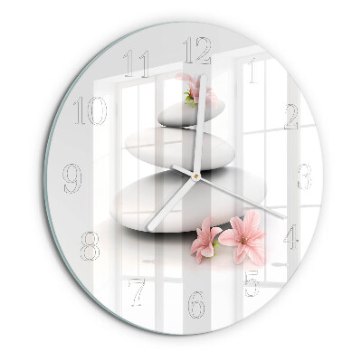 Horloge ronde Pierres