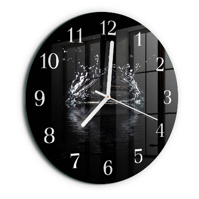Horloge ronde Eau
