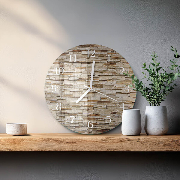 Horloge ronde Mâchefer