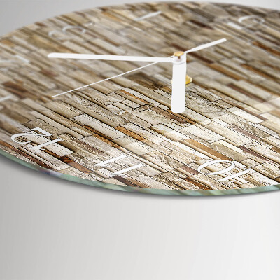 Horloge ronde Mâchefer