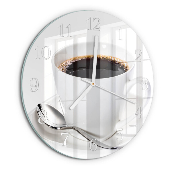 Horloge ronde Café