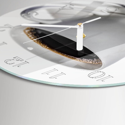 Horloge ronde Café